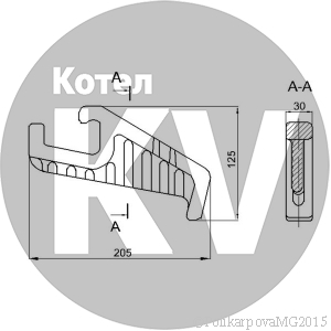 Колосник поворотный тип И 398.3.06