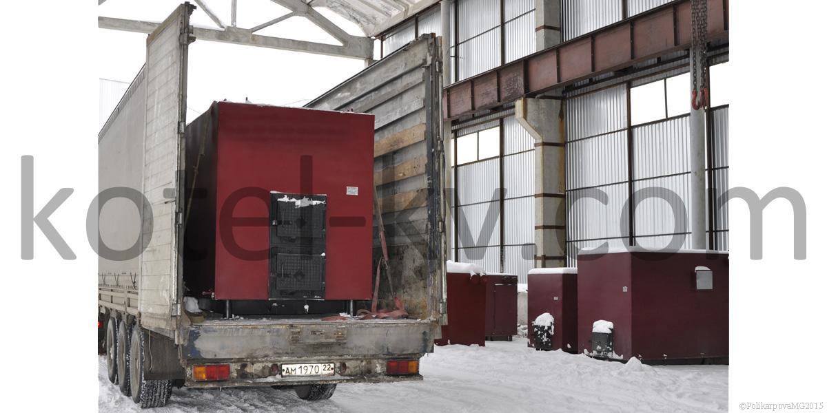 Котел на дровах 1,1 МВт