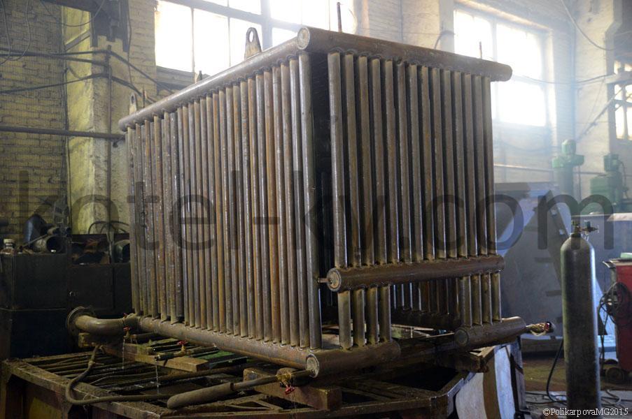 Котел КВр-1,1 опрессовка трубной системы